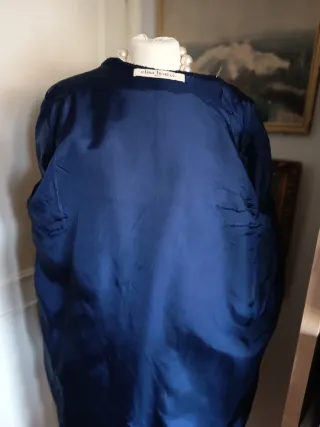 Abrigo Elisa Bracci Azul marino