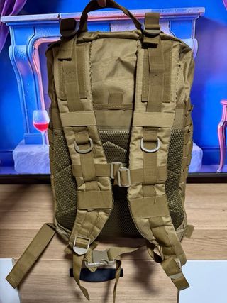 Mochila Táctica Militar 50L Marrón Beige,