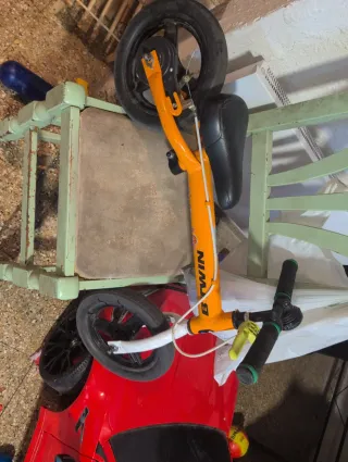 Bicicleta infantil naranja BTWIN