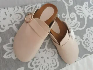 Zapatillas de casa beige mujer