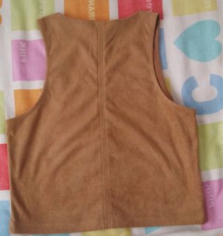 Top H&M Marrón Talla XS/34