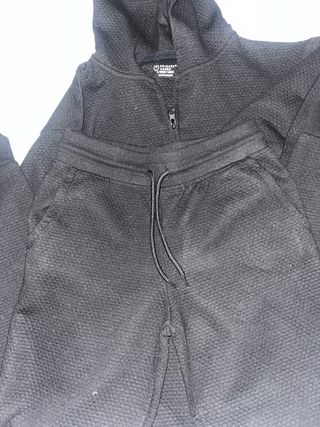 Chándal negro algodón niño 9/10