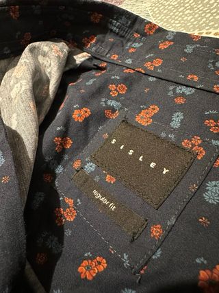 Camicia Sisley fantasia floreale taglia S