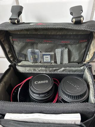 Canon EOS 1000D Cámara + 2 Objetivos + Bolso+bat