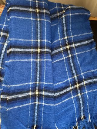 Lote 4 bufandas cuadros cálidas varias marcas