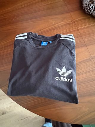Sudadera Adidas manga larga negra