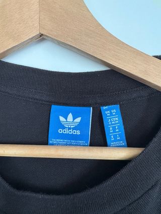 Sudadera Adidas manga larga negra