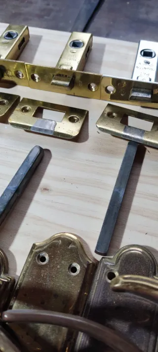 Manillas/Manetas de puerta latón vintage