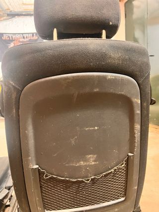 Asientos de coche tela negra