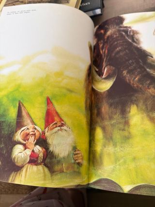 precioso libro piel historia David el Gnomo 32x22.