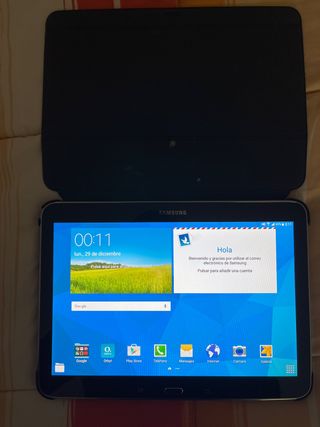 Samsung Galaxy Tab 4 Negra con funda