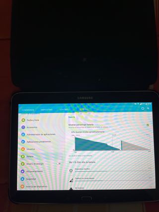 Samsung Galaxy Tab 4 Negra con funda