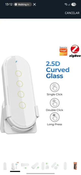 Interruptor Inteligente Tuya Zeebe