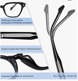 Occhiali filtro luce blu non graduati