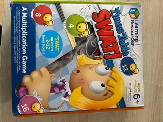 Juego de mesa SWAT! Tablas de multiplicar