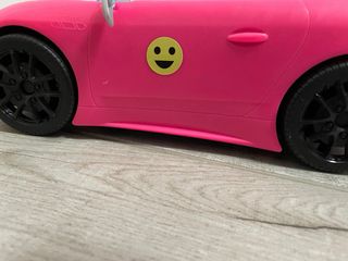 Coche Barbie Descapotable Rosa
