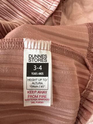 Vestido niña terciopelo 3/4 años