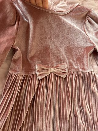 Vestido niña terciopelo 3/4 años