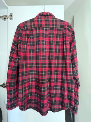 Camisa Uniqlo de franela a cuadros