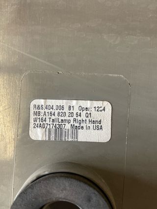 Faros Traseros Mercedes ML W164