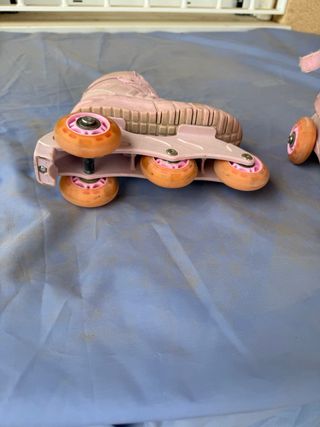 Patines niña desmontables rosas