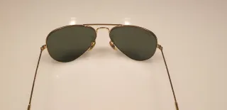 Gafas Ray-Ban Aviator Doradas Lente Verde
