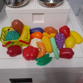 Juego Cocina Utensilios y Alimentos Juguete