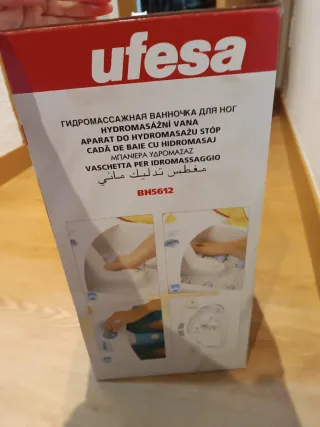 Bañera pies hidromasaje Ufesa BH5612