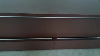 Mueble TV salón y mueble colgante madera