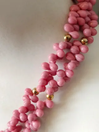 Collar Vintage Perlas de Cristal