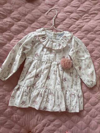 Vestido Juliana 18 meses estampado bosque