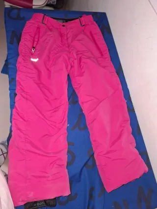 Pantalón de esquí rosa niña
