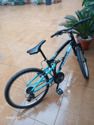 Bicicleta infantil azul