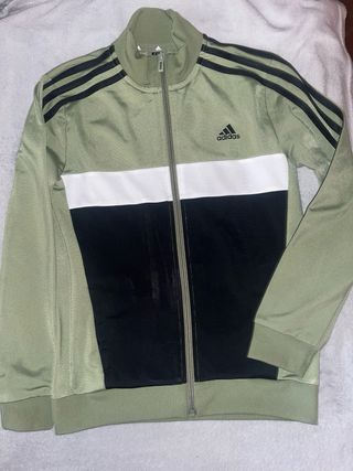 Chándal Adidas niño verde y negro
