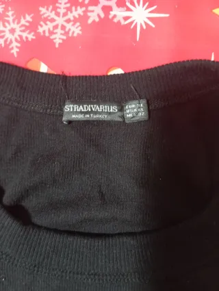 Pack Top y Pantalones Stradivarius Negro