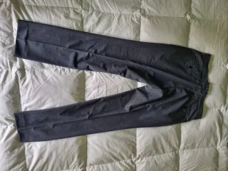 Pantalones de vestir grises para hombre