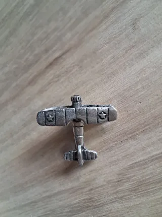 Broche Vintage Avión Biplano