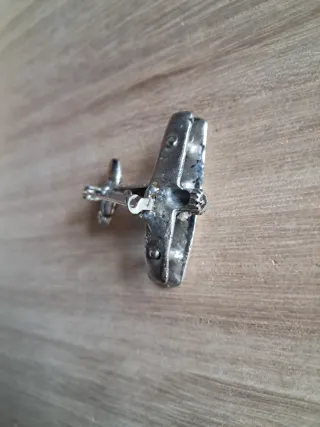Broche Vintage Avión Biplano