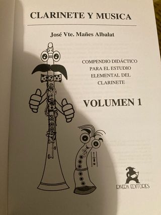 Libro de Clarinete y Música - Vol. 1