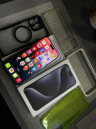 iPhone 15 Pro Max Azul Grisáceo