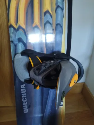 Set Snowboard Quechua Botas y Fijaciones
