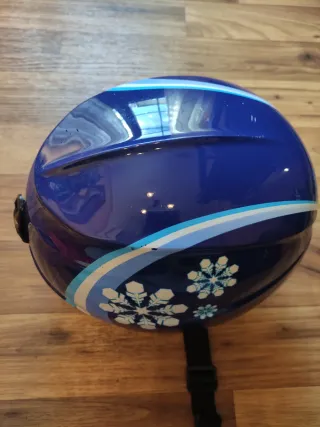 Casco esquí niño 8-10 años azul