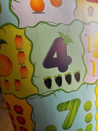 Alfombra Infantil Acomoda Textil Números