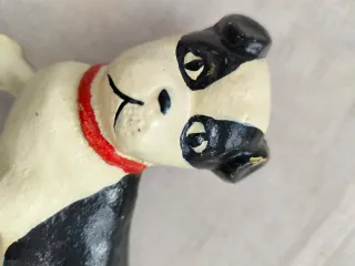 Figura Perro Hierro Fundido Pintado
