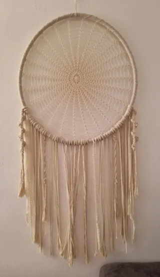 Atrapasueños Macramé Beige