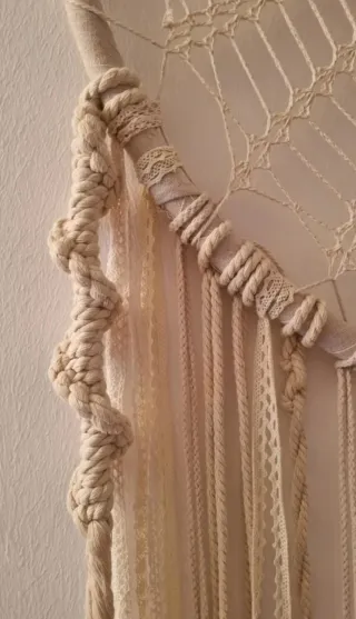 Atrapasueños Macramé Beige