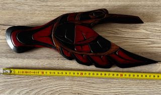 Scultura in legno Colibrì di Connie Edwards