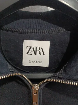 Sudadera cremallera Zara