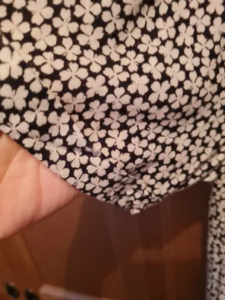 Blusa manga corta estampada