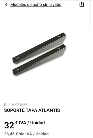 Soportes Atlantis 40 cm (Set de 2)